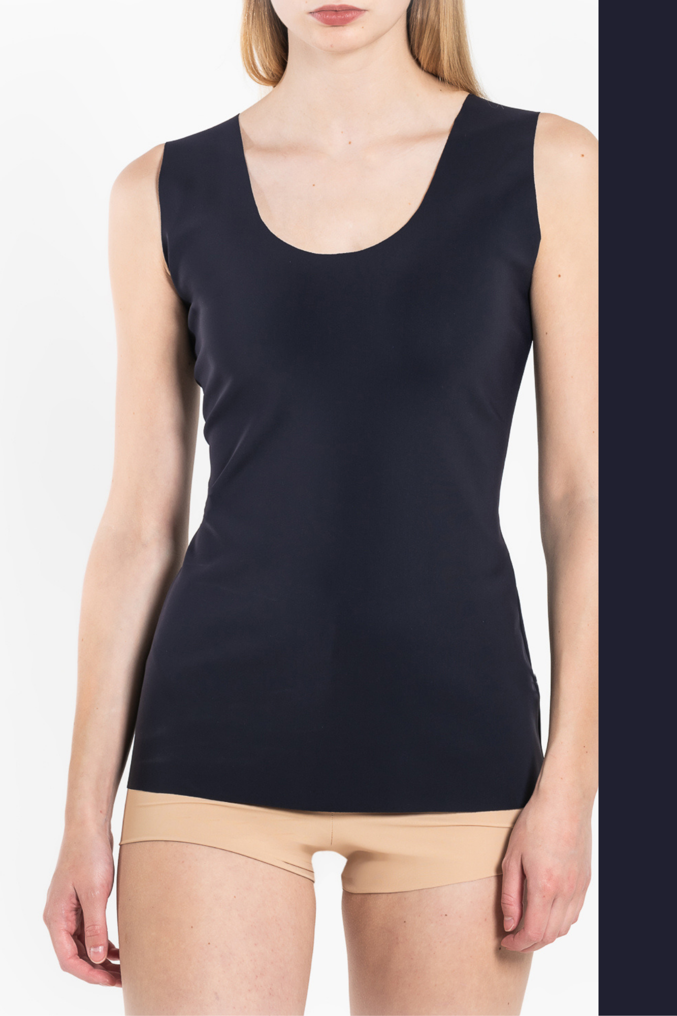 T4 Top U neckline front and back