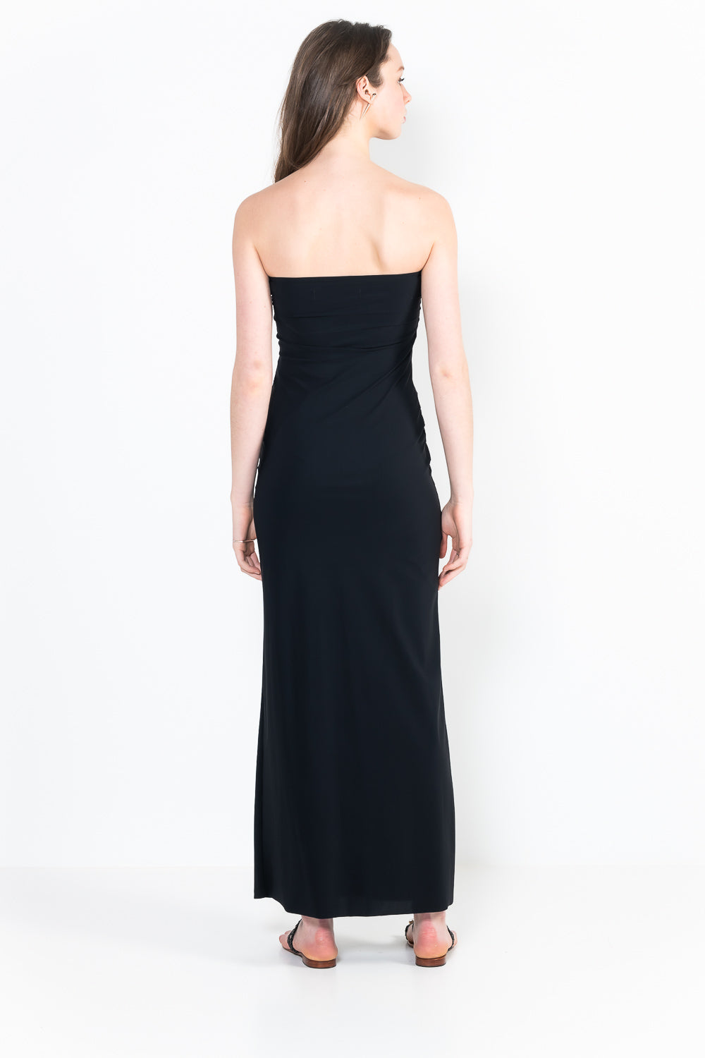 L48 Long strapless dress