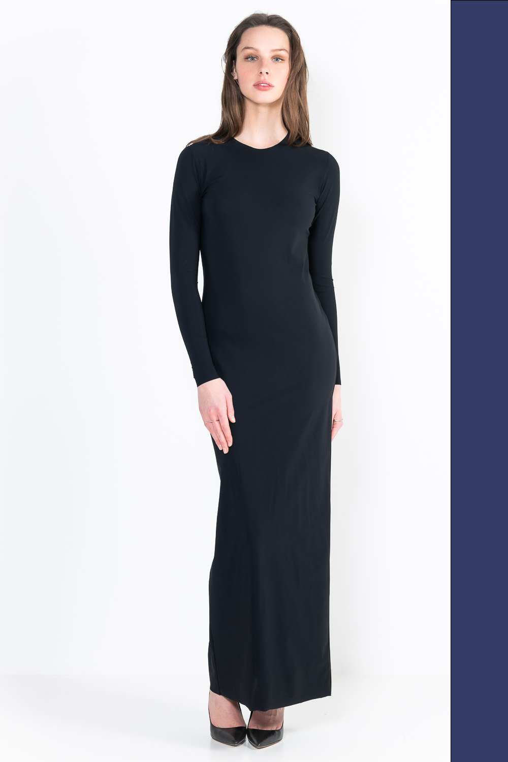L11Ter Long sleeve crew neck dress