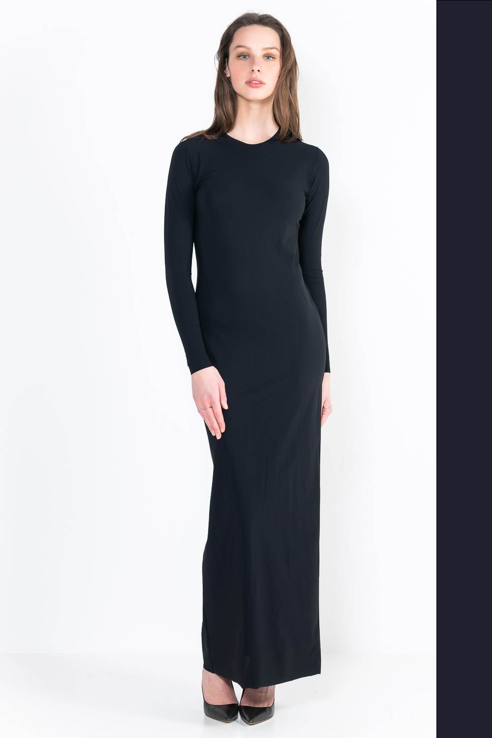 L11Ter Long sleeve crew neck dress