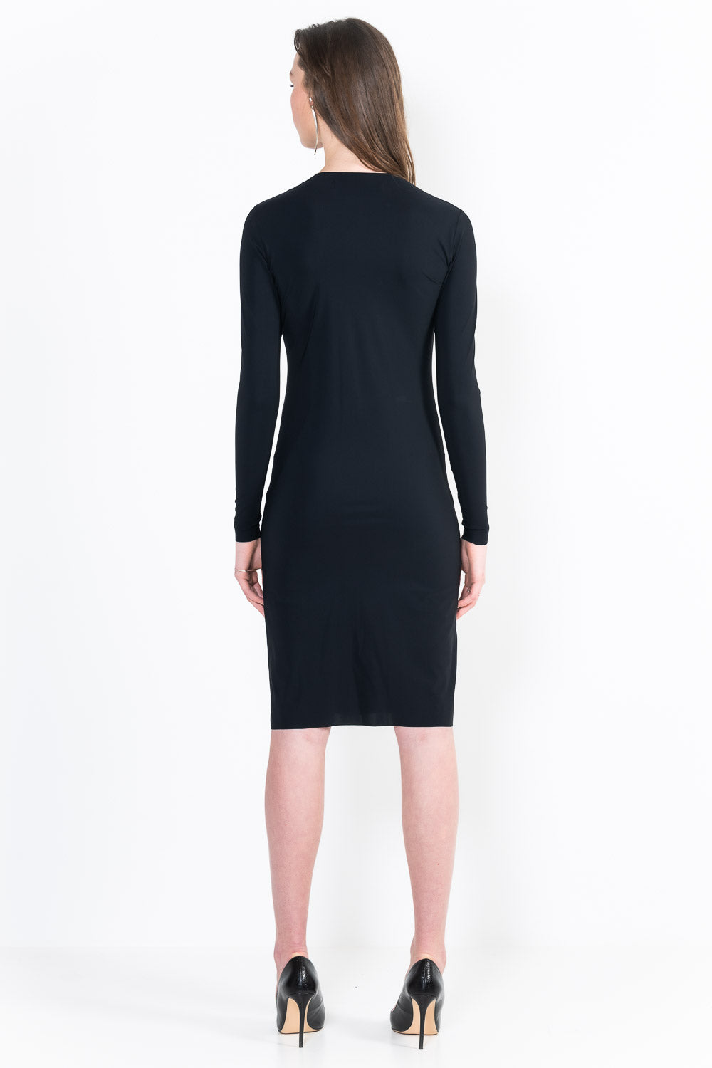 L11Bis short long sleeve crew neck dress