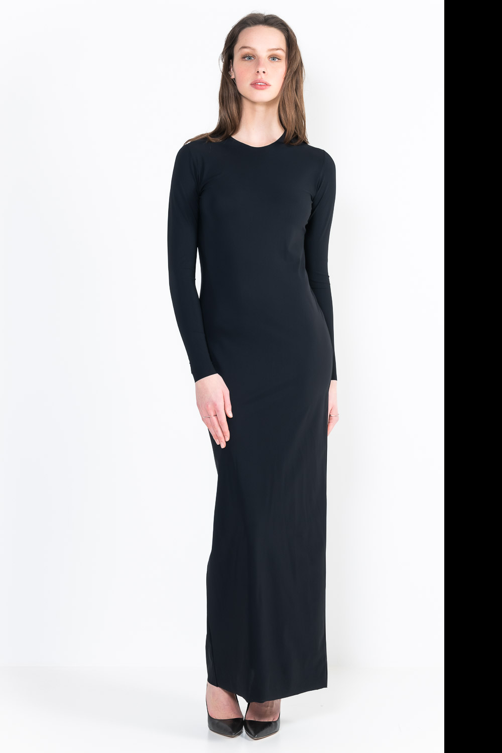 L11Ter Long sleeve crew neck dress