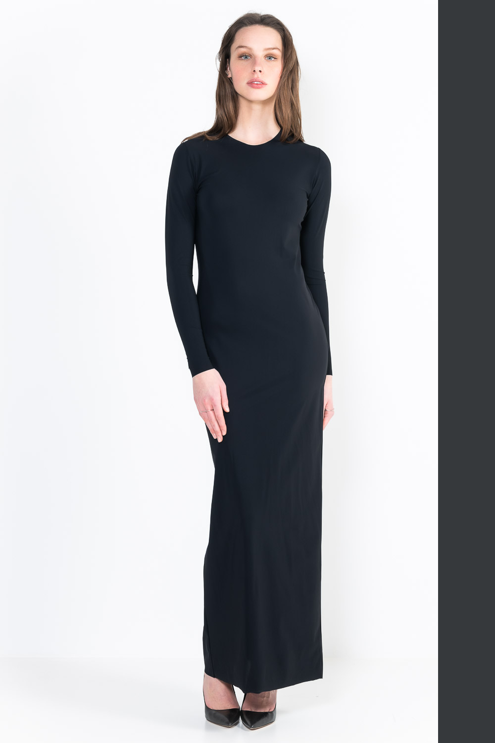 L11Ter Long sleeve crew neck dress