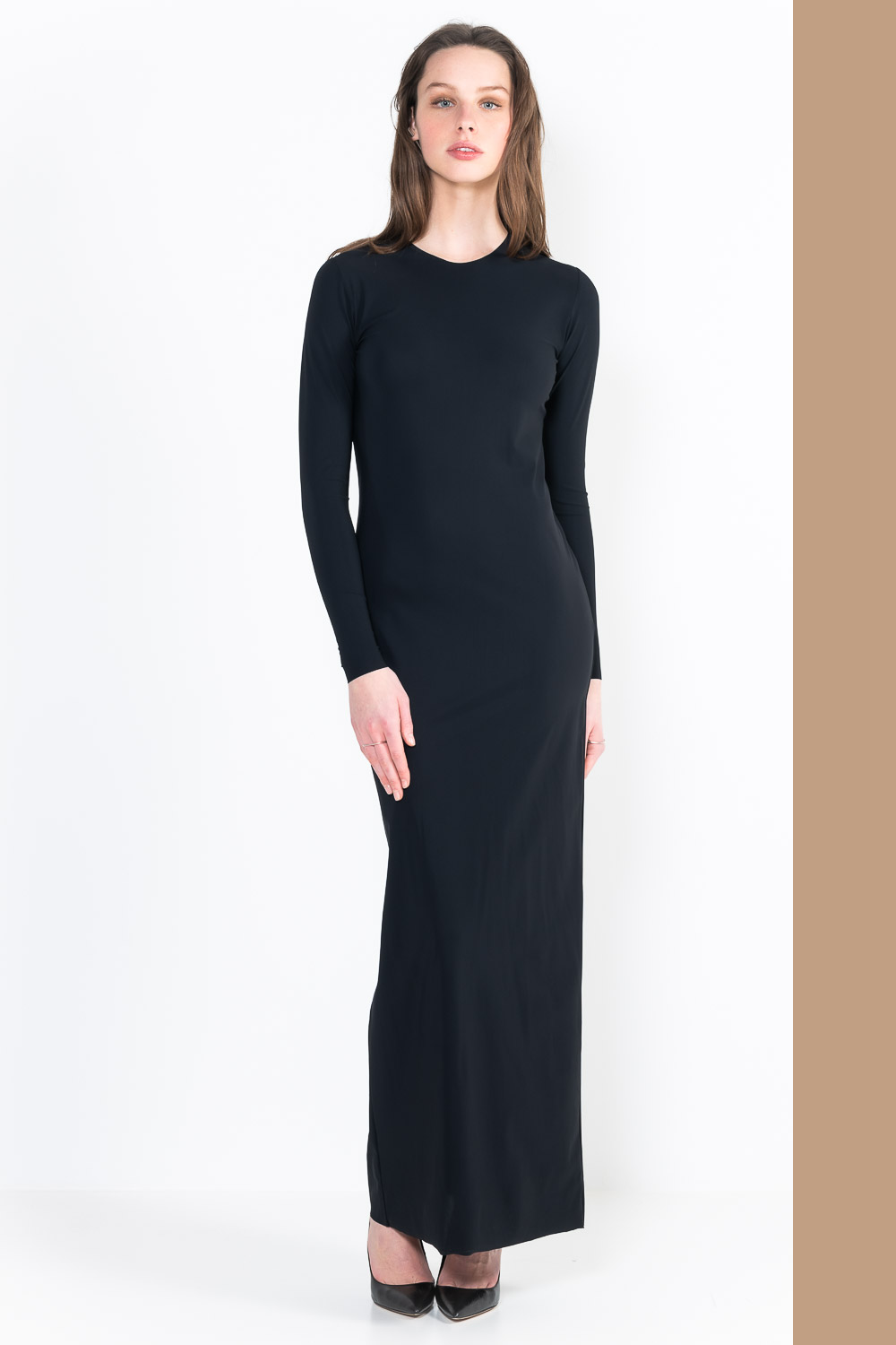 L11Ter Long sleeve crew neck dress