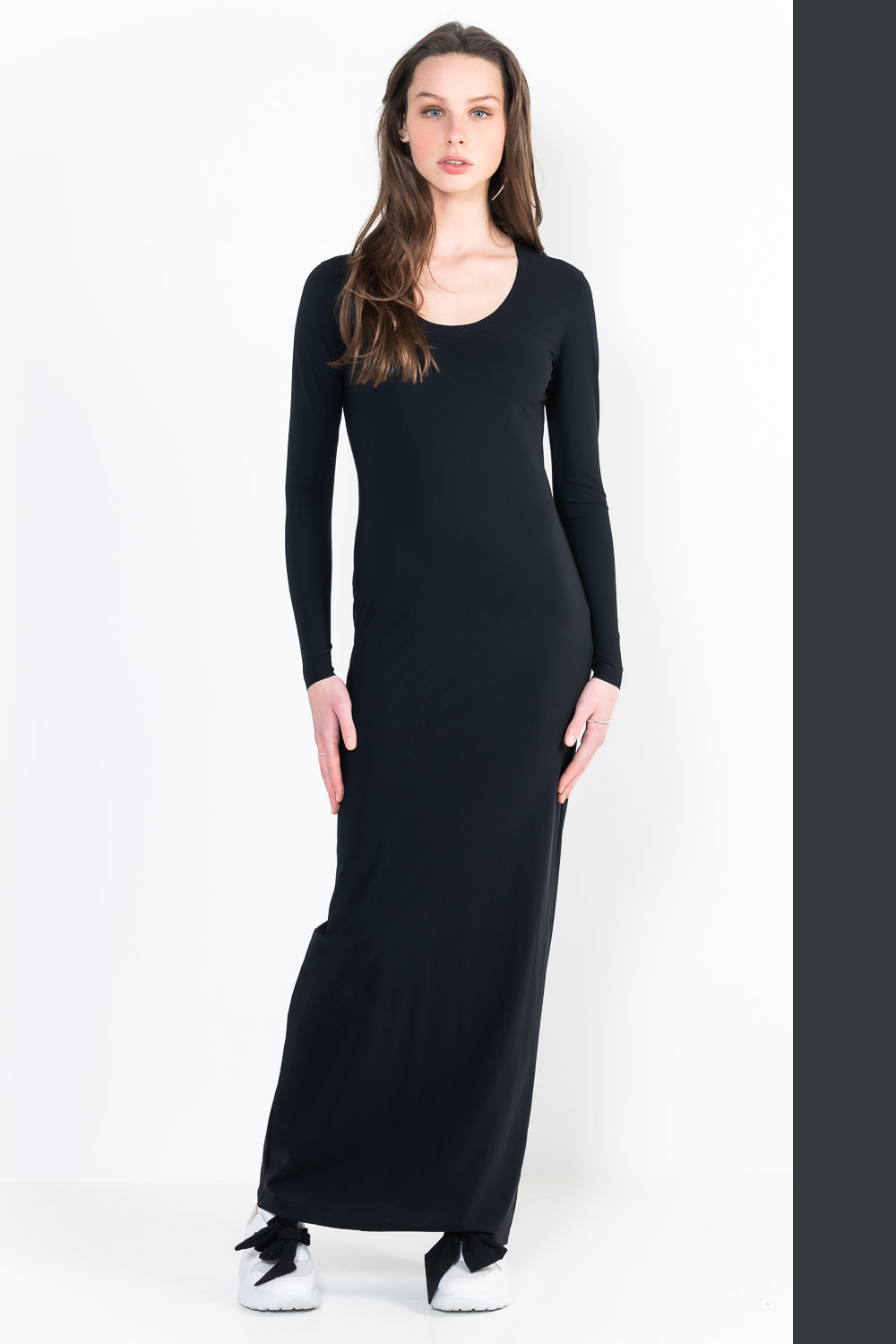 L12Ter Dress U neckline long sleeves long