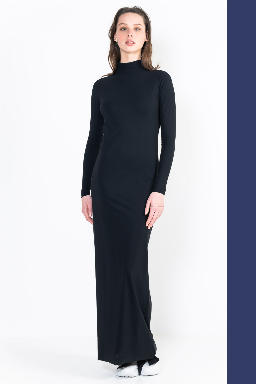 L13Ter Dress high collar long sleeves long
