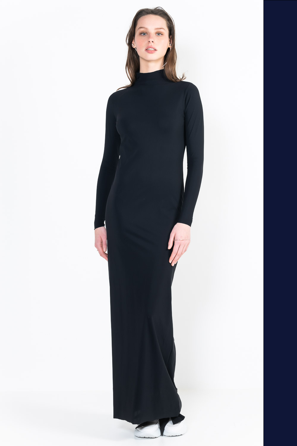 L13Ter Dress high collar long sleeves long