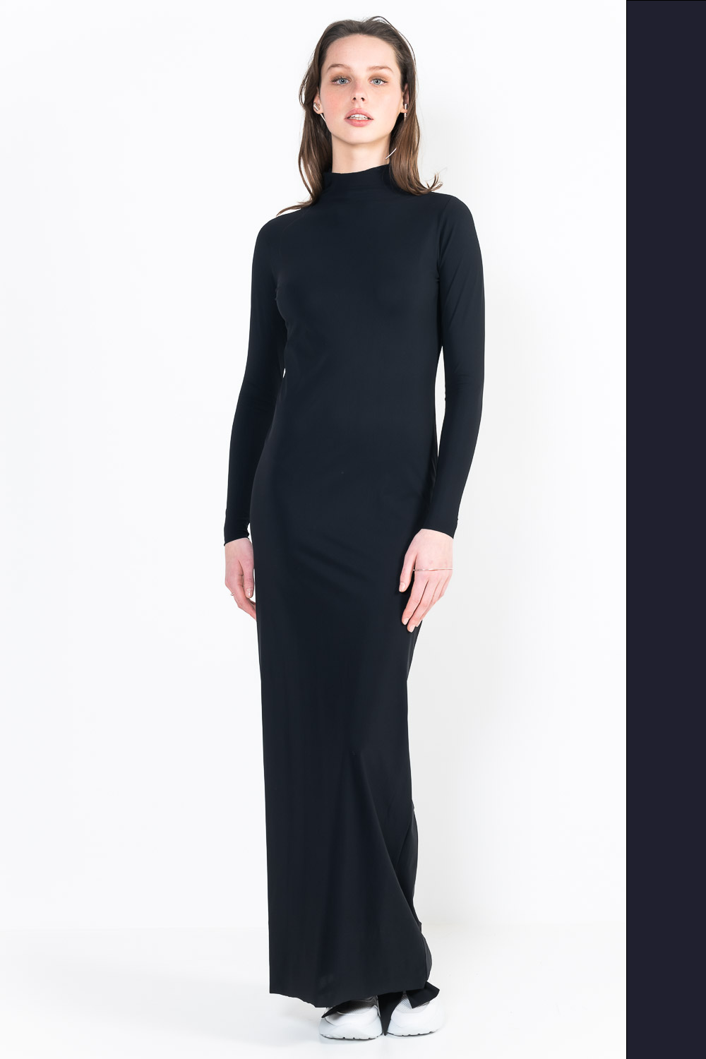 L13Ter Dress high collar long sleeves long