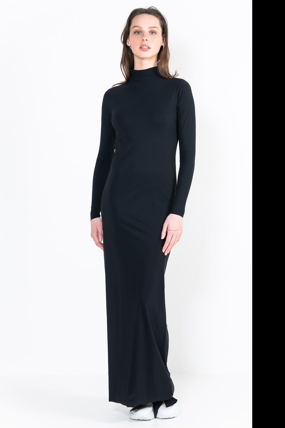 L13Ter Dress high collar long sleeves long