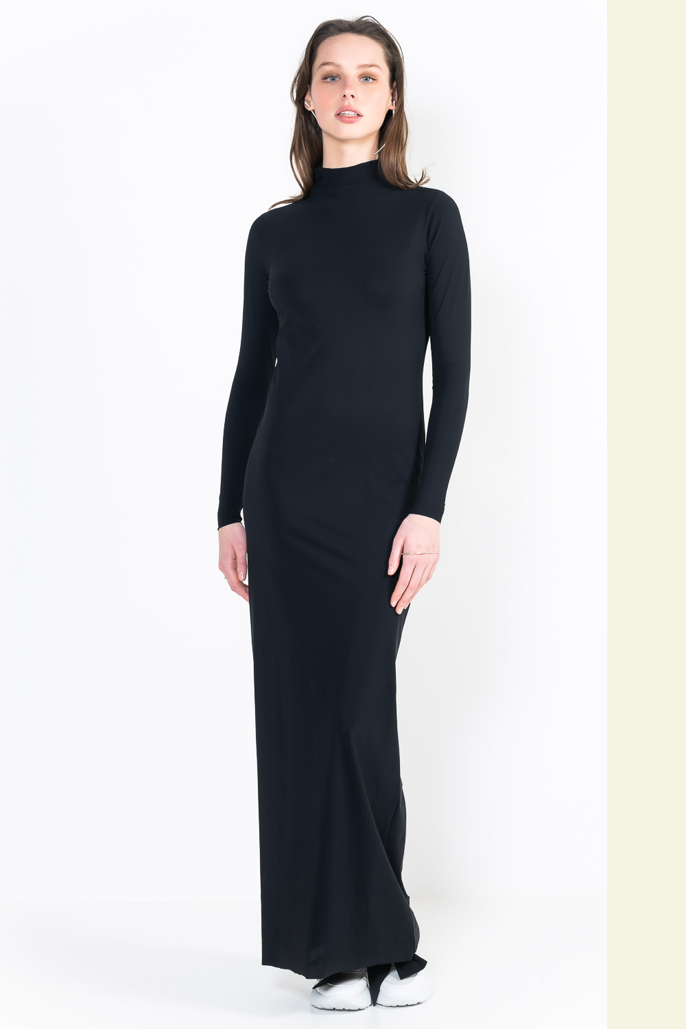 L13Ter Dress high collar long sleeves long