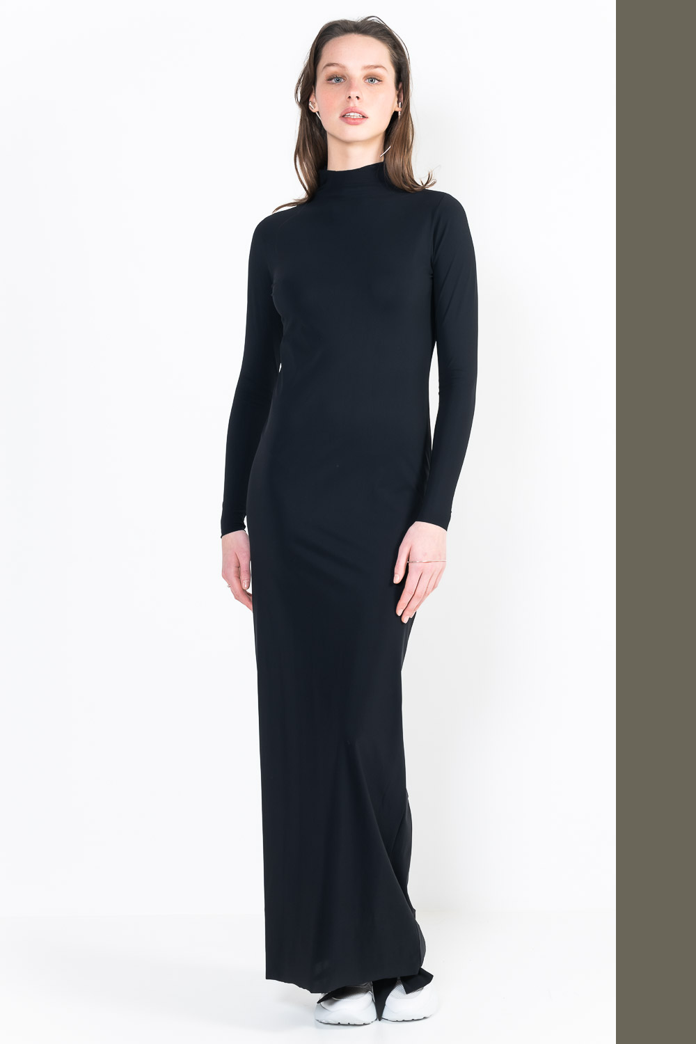 L13Ter Dress high collar long sleeves long