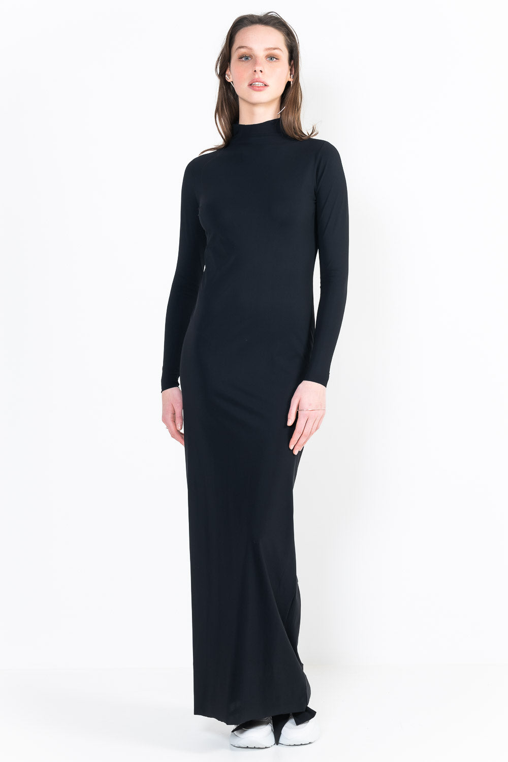 L13Ter Dress high collar long sleeves long