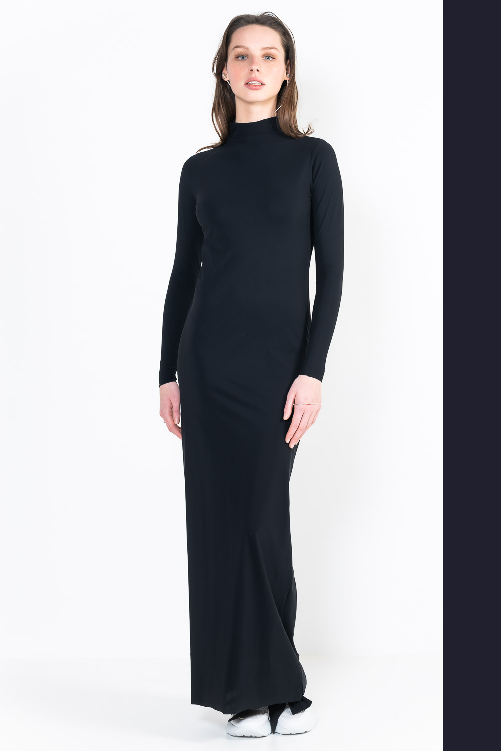 L13Ter Dress high collar long sleeves long