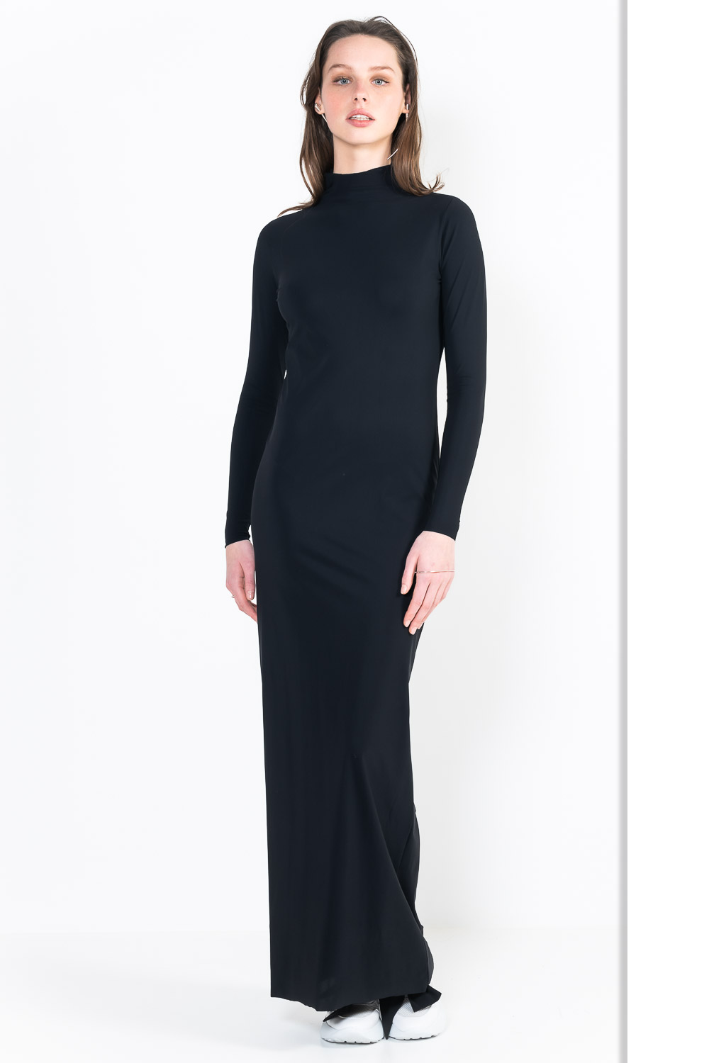 L13Ter Dress high collar long sleeves long
