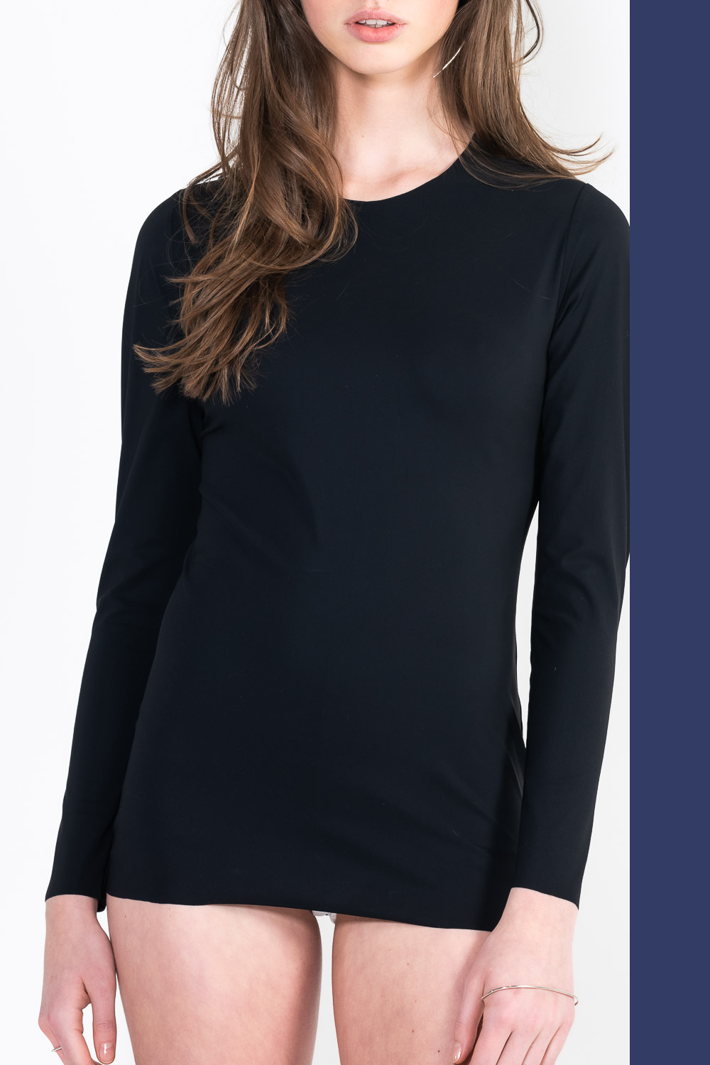 L34 Top large manches longues