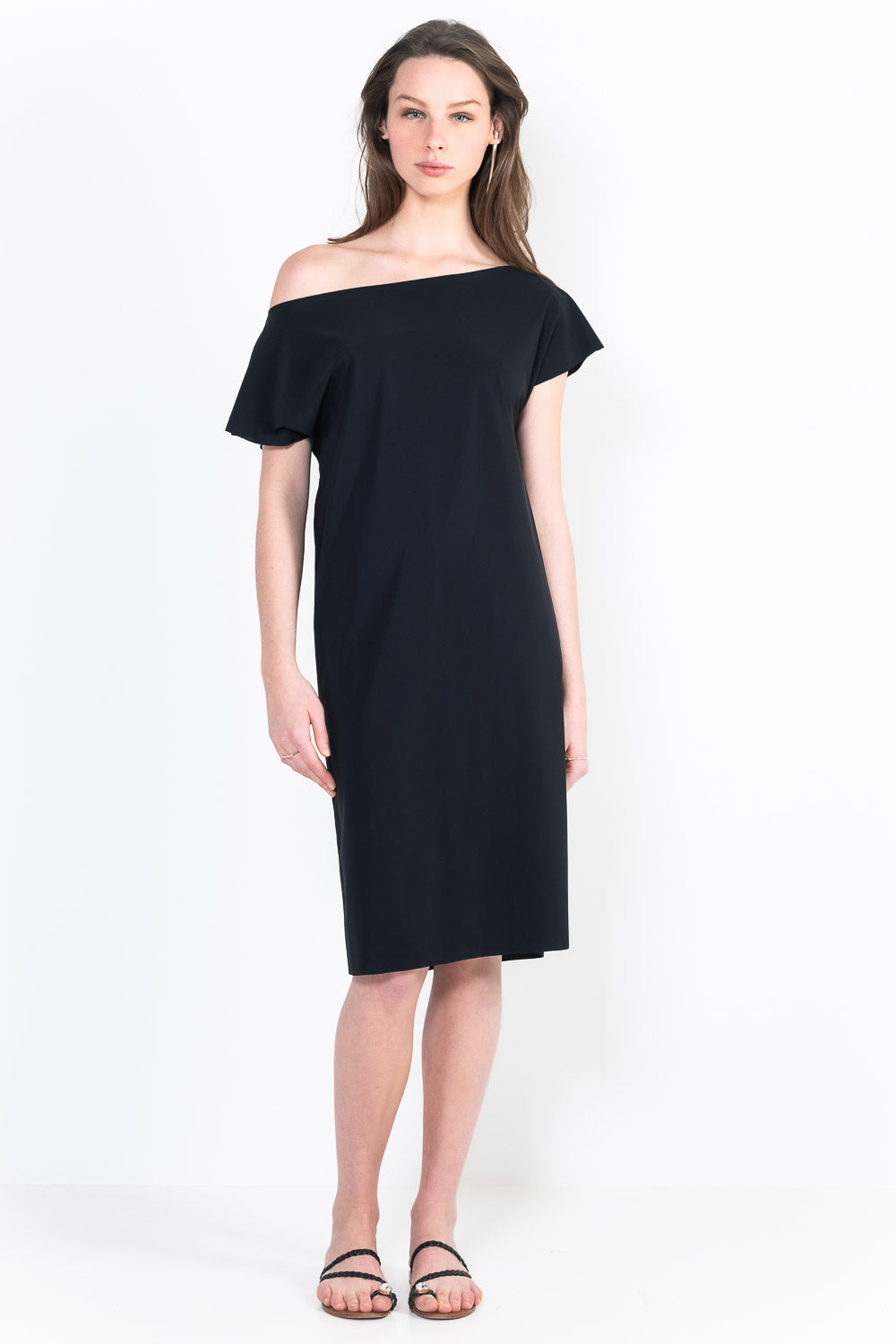 L51 Short sleeveless harem dress