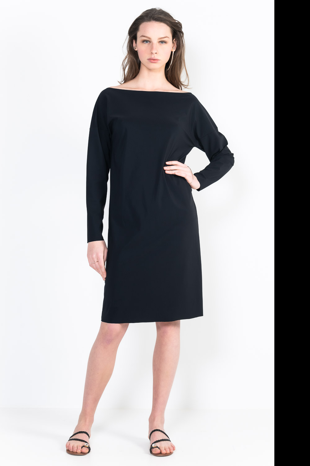 L51Bis short long sleeve harem dress