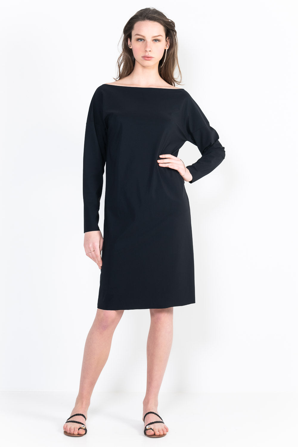 L51Bis short long sleeve harem dress