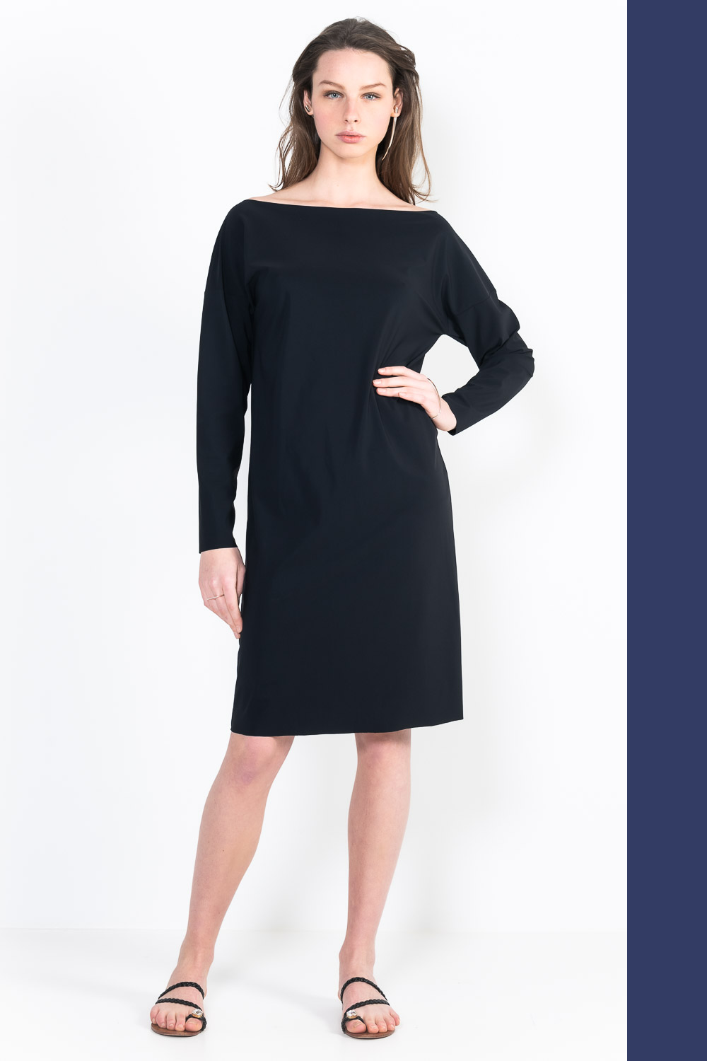 L51Bis short long sleeve harem dress
