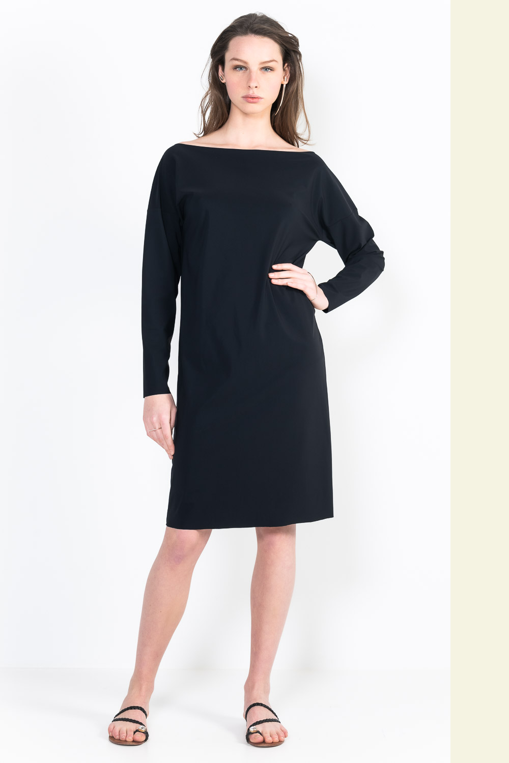 L51Bis short long sleeve harem dress