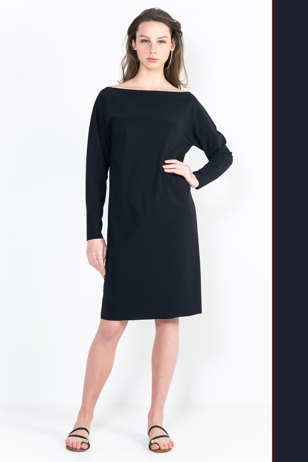 L51Bis short long sleeve harem dress