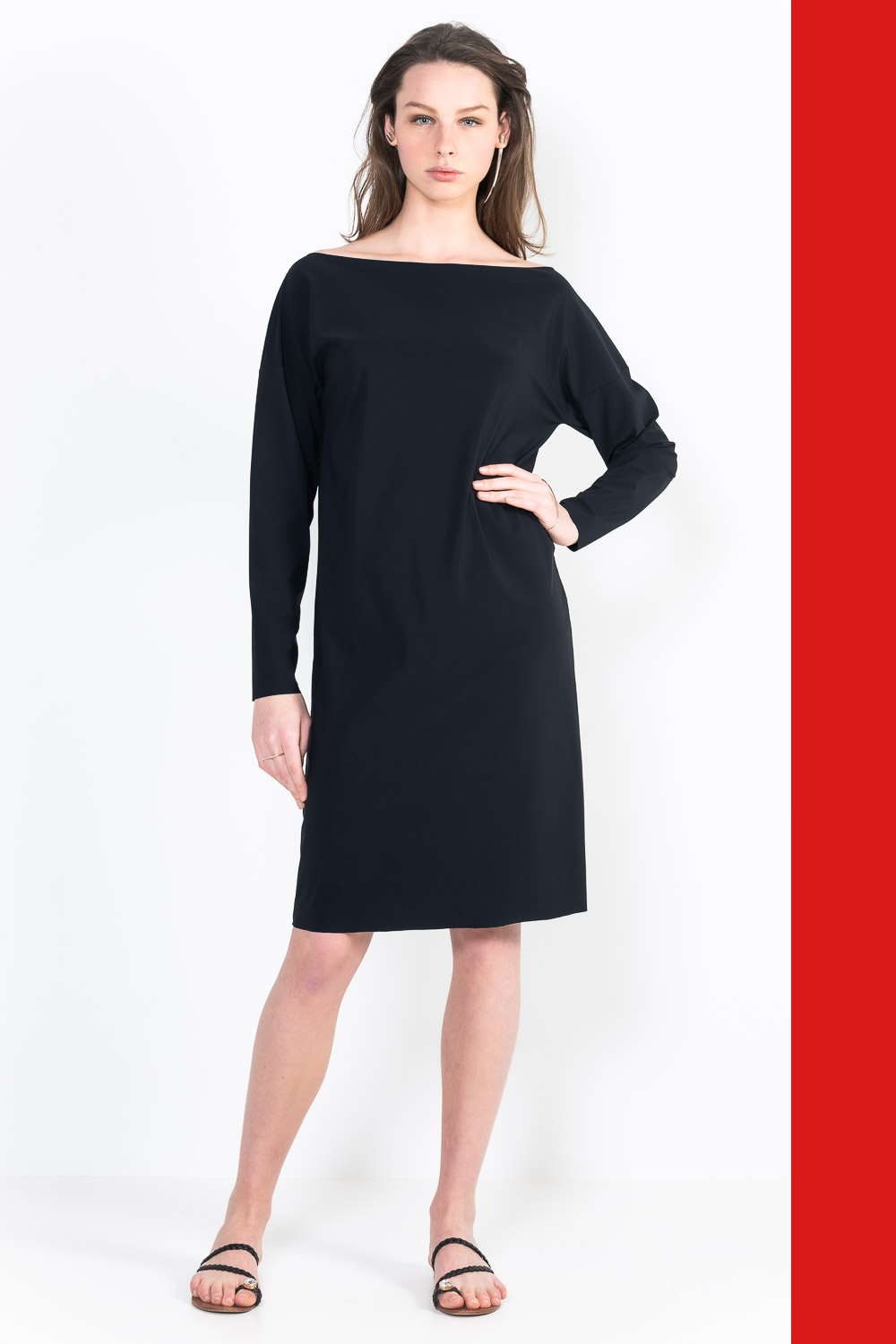 L51Bis short long sleeve harem dress