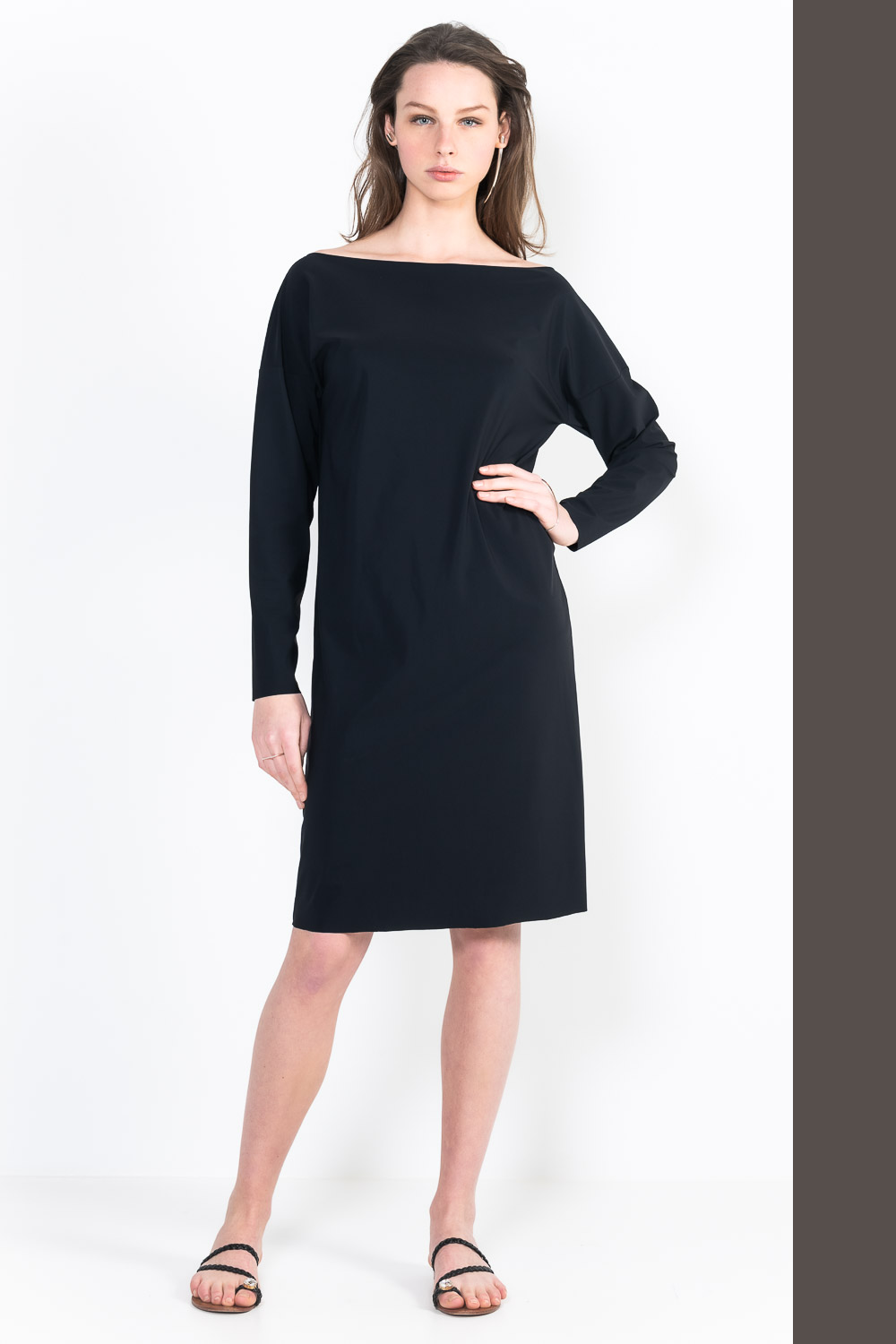 L51Bis short long sleeve harem dress