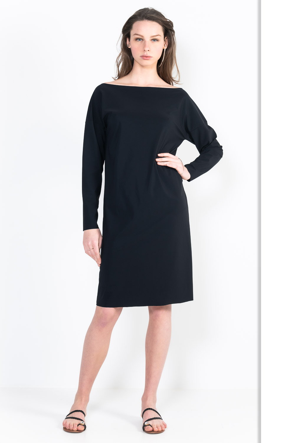 L51Bis short long sleeve harem dress