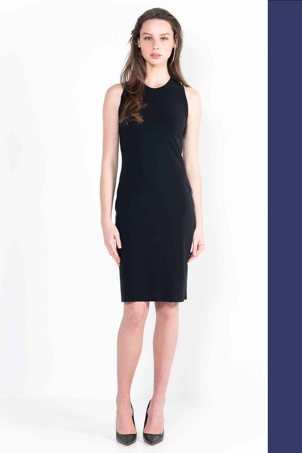 L5Bis Short crew neck marcel dress