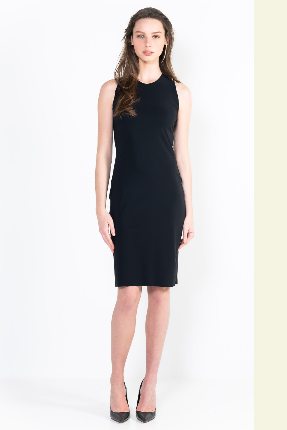 L5Bis Short crew neck marcel dress