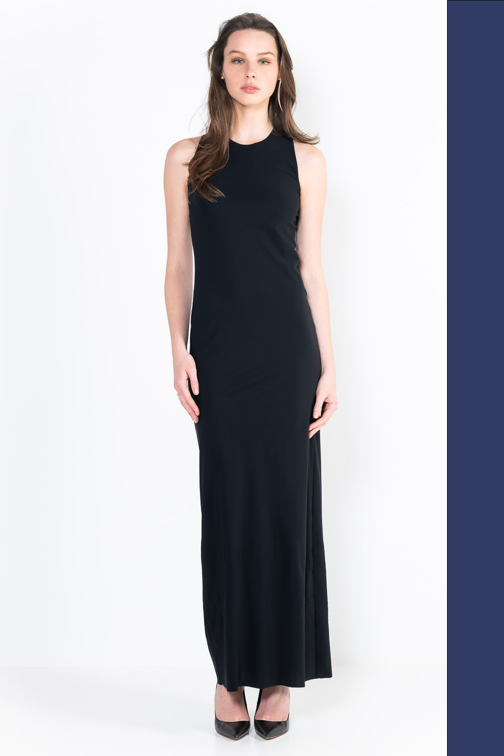 L5Ter Long crew neck marcel dress