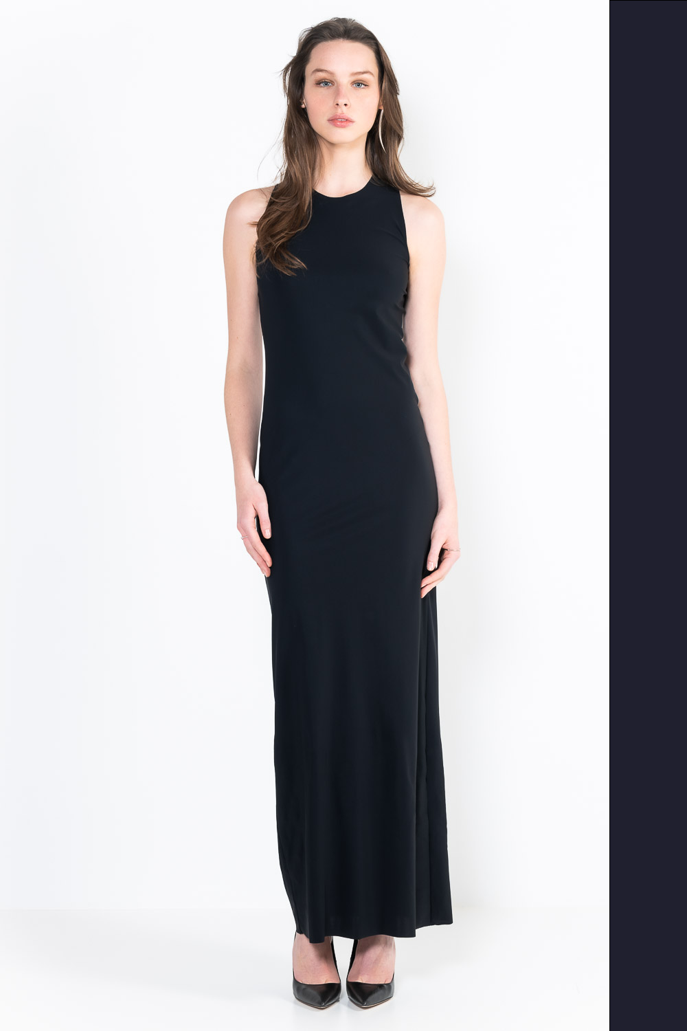 L5Ter Long crew neck marcel dress