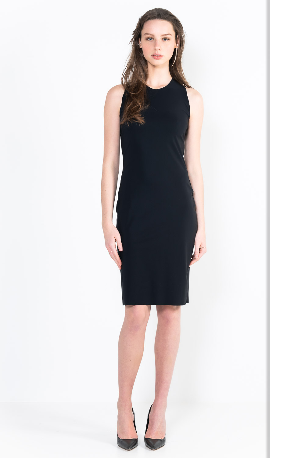 L5Bis Short crew neck marcel dress