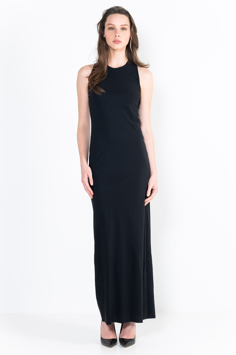 L5Ter Long crew neck marcel dress