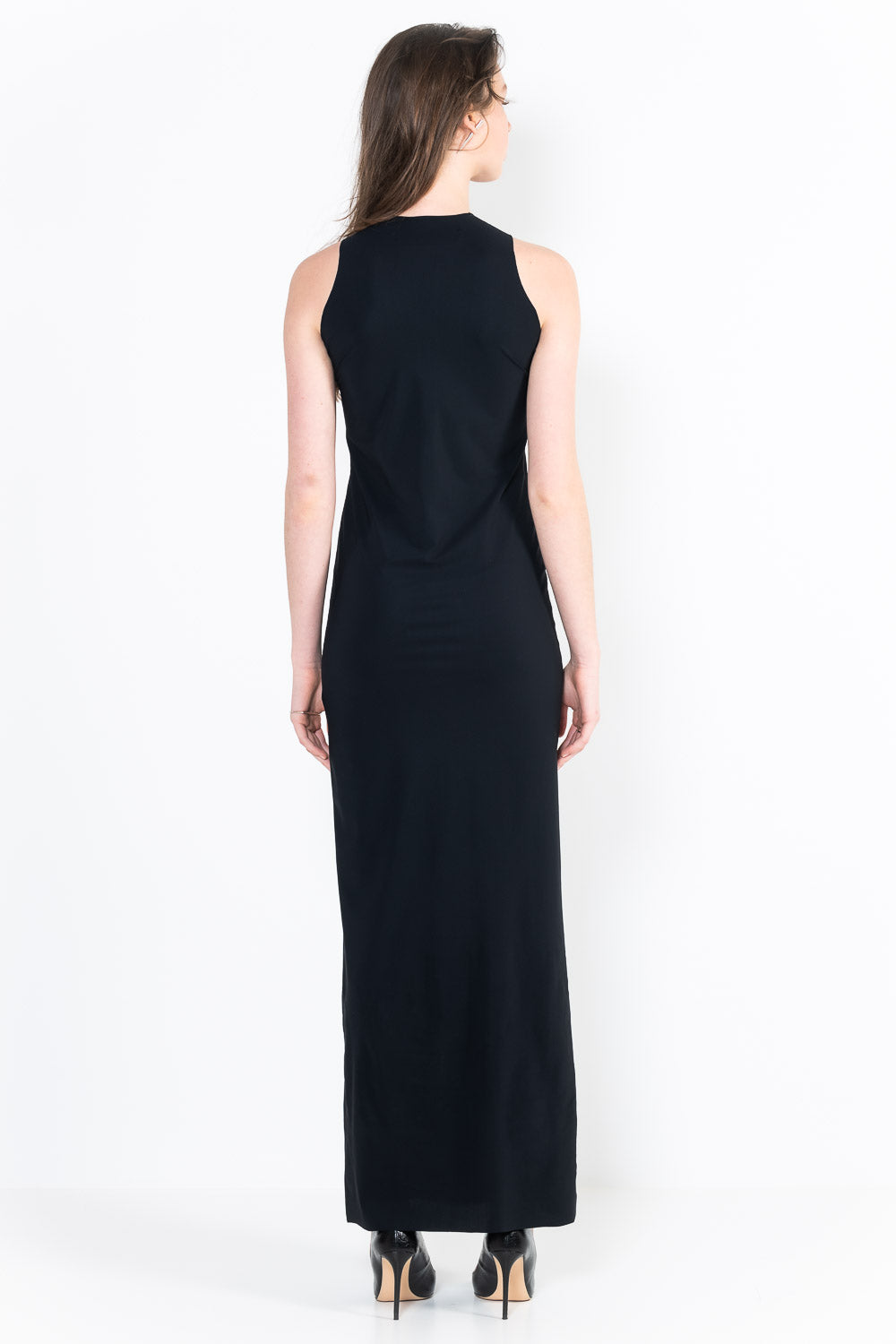 L5Ter Long crew neck marcel dress