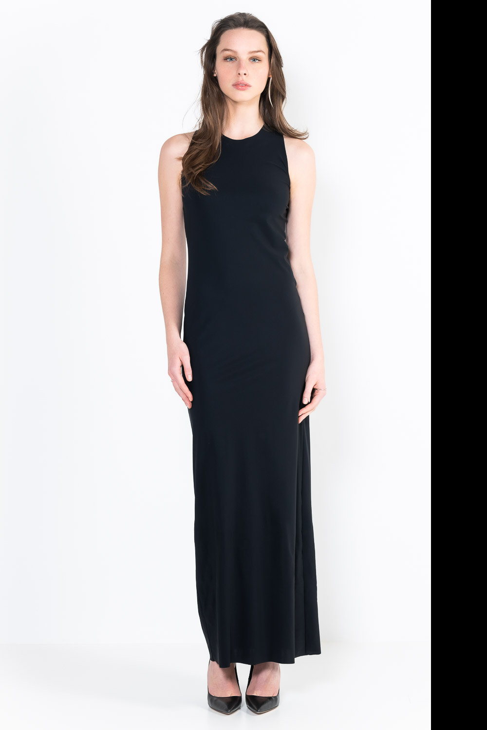 L5Ter Long crew neck marcel dress