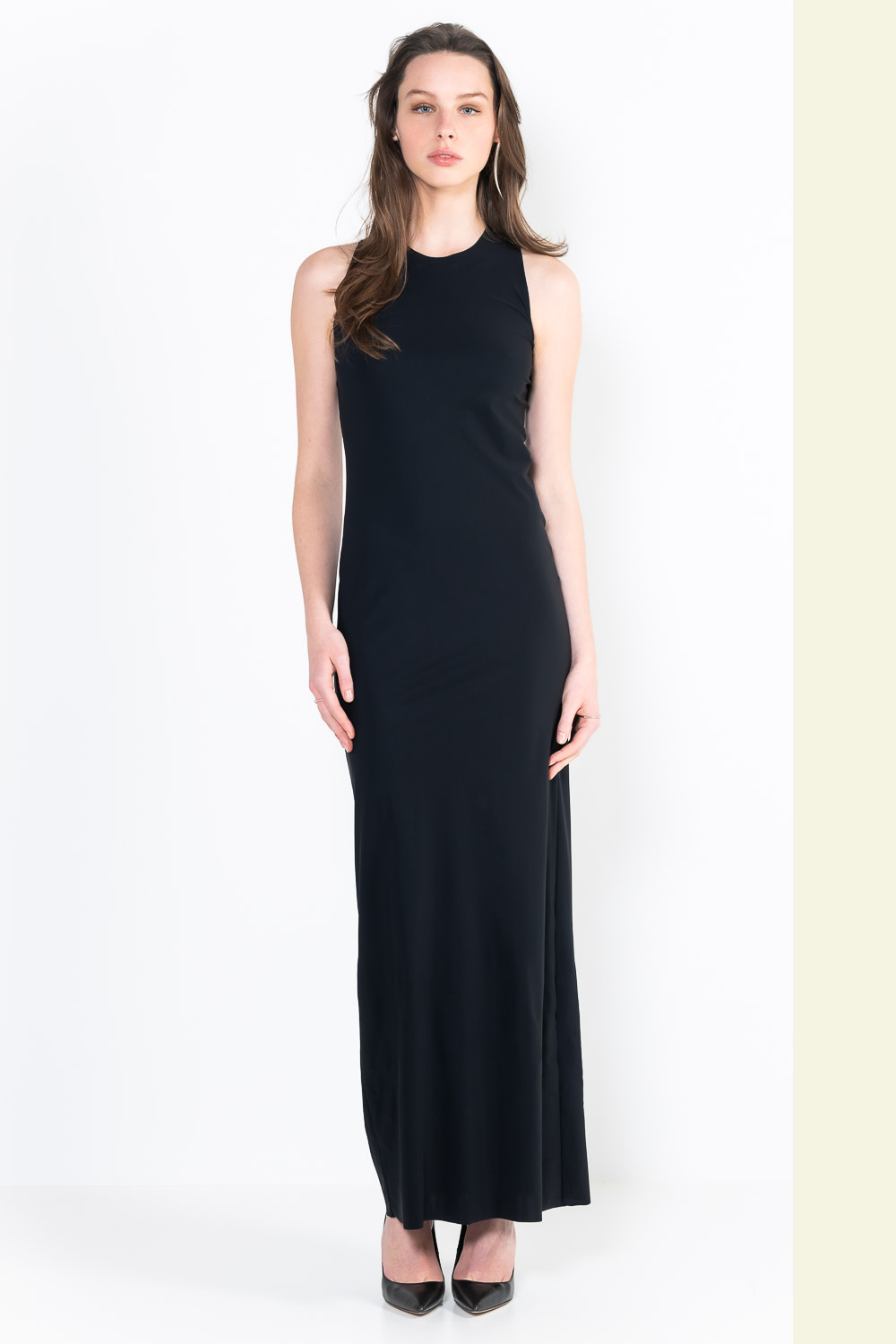 L5Ter Long crew neck marcel dress