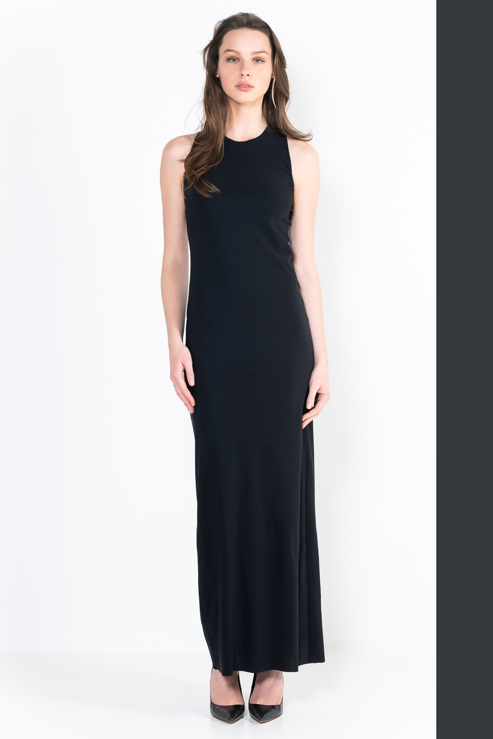 L5Ter Long crew neck marcel dress