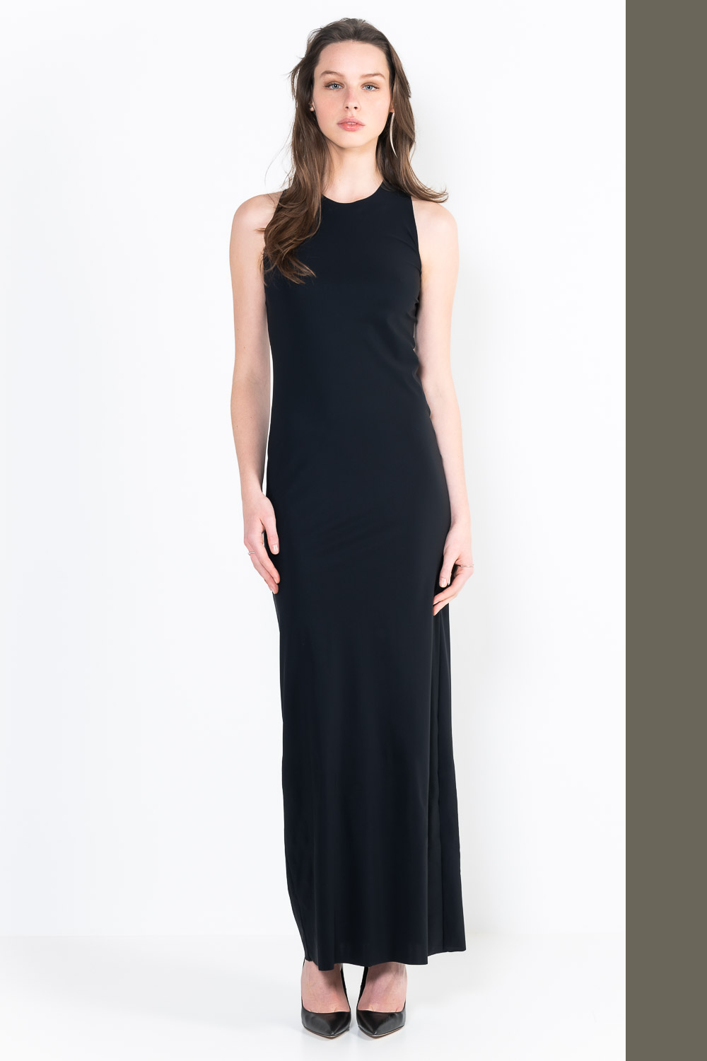L5Ter Long crew neck marcel dress
