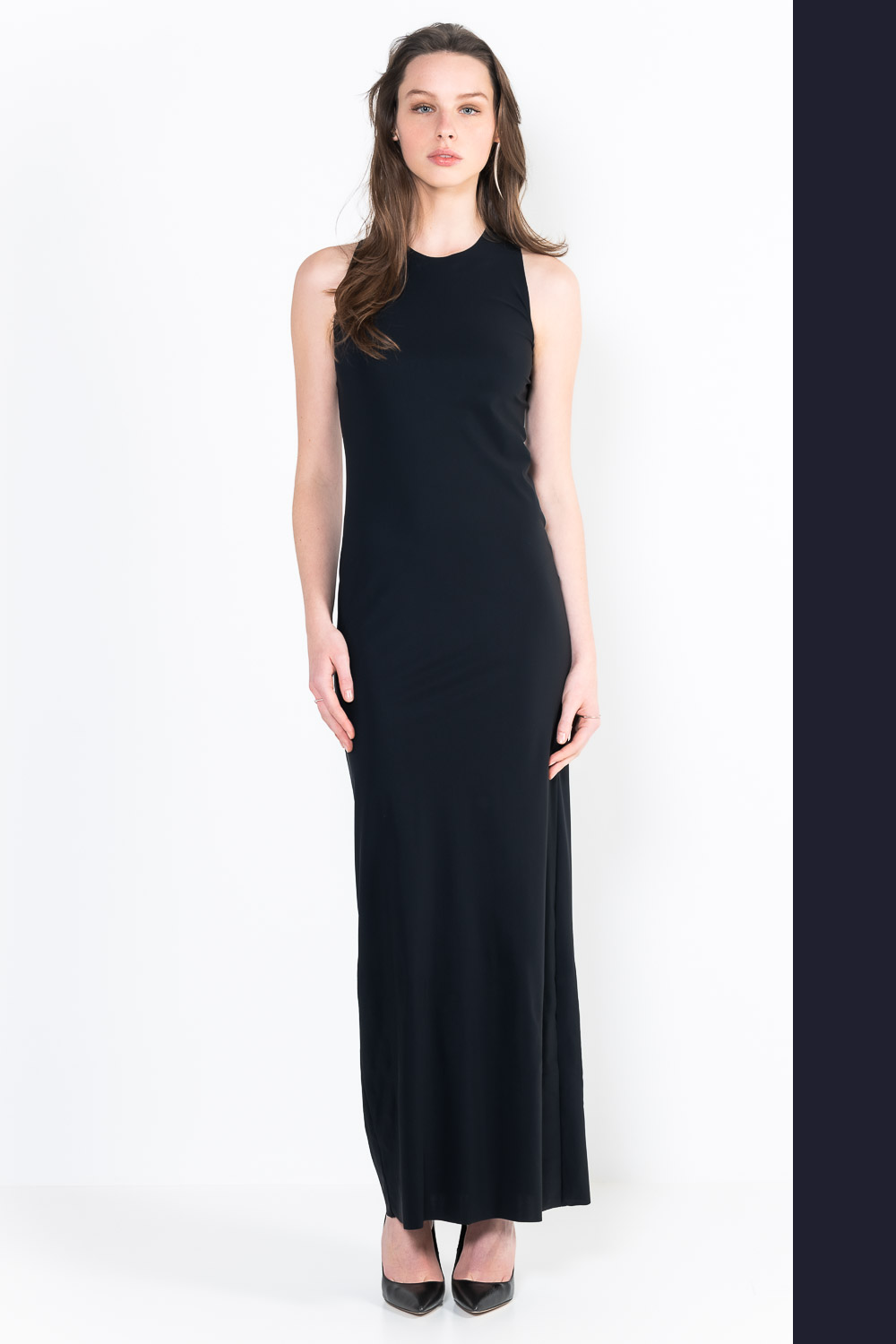 L5Ter Long crew neck marcel dress