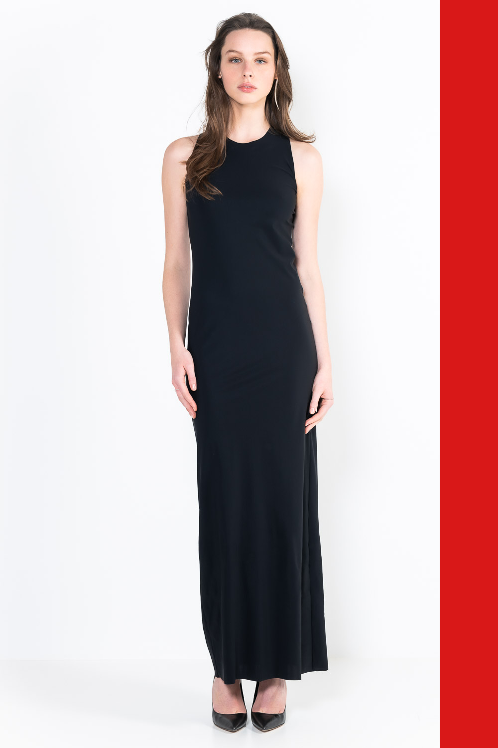 L5Ter Long crew neck marcel dress