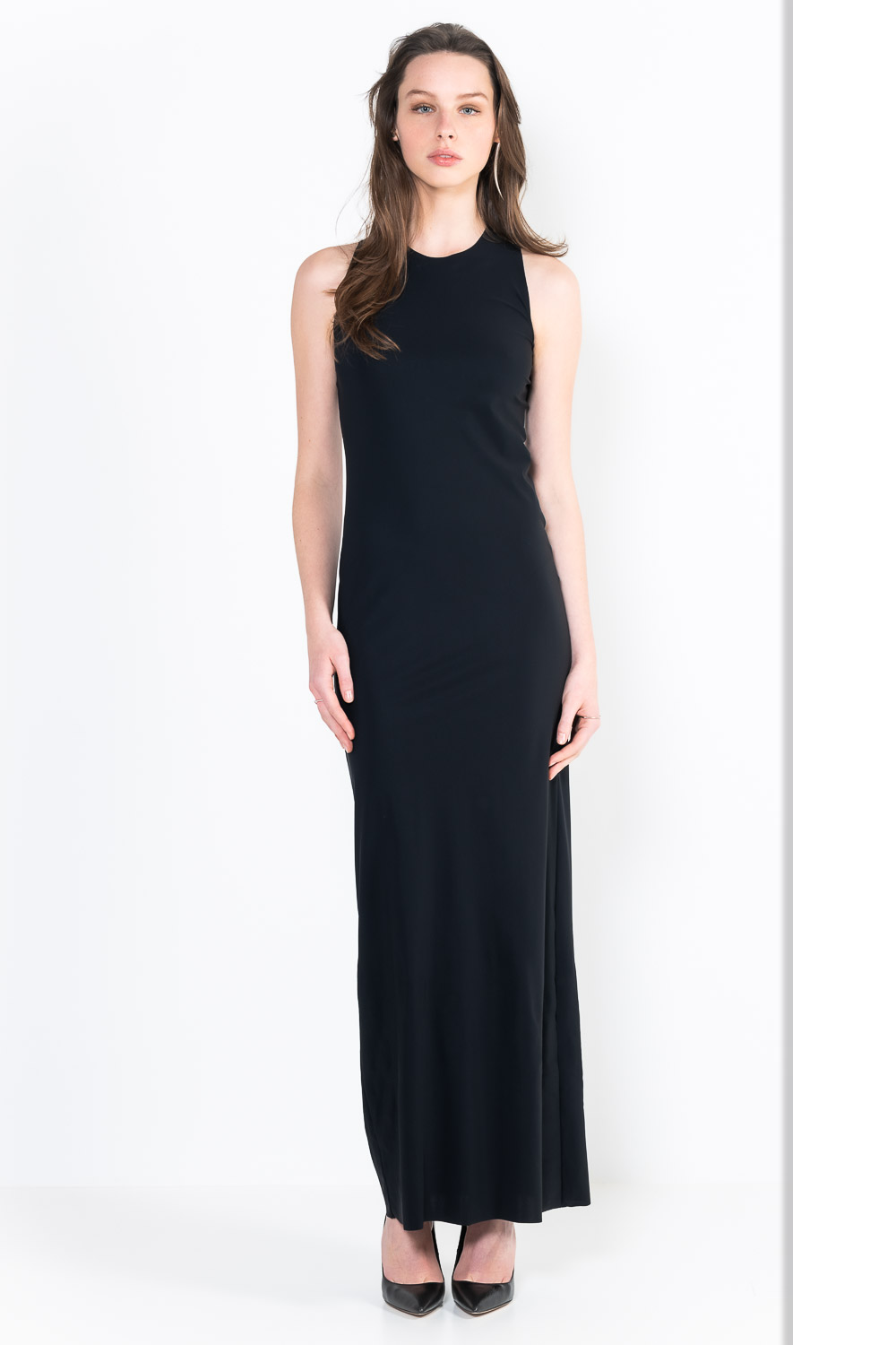 L5Ter Long crew neck marcel dress