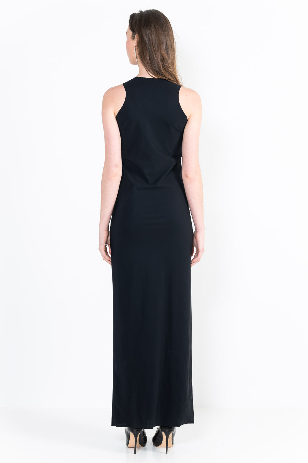 L6Ter long U-neck marcel dress