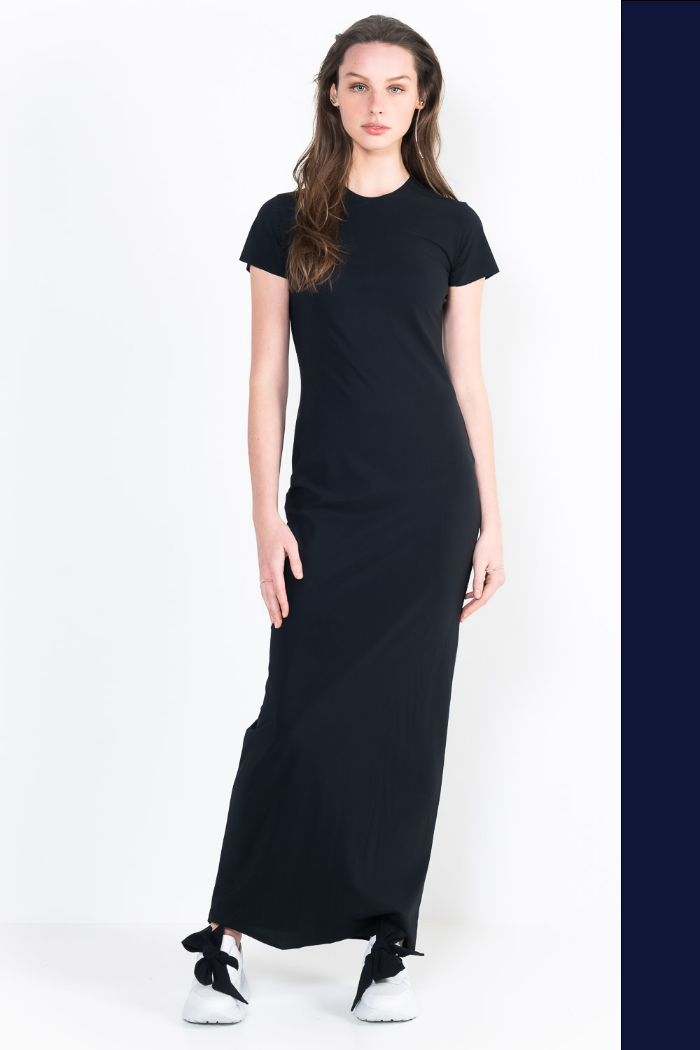 L8Ter Dress crew neck short sleeves long