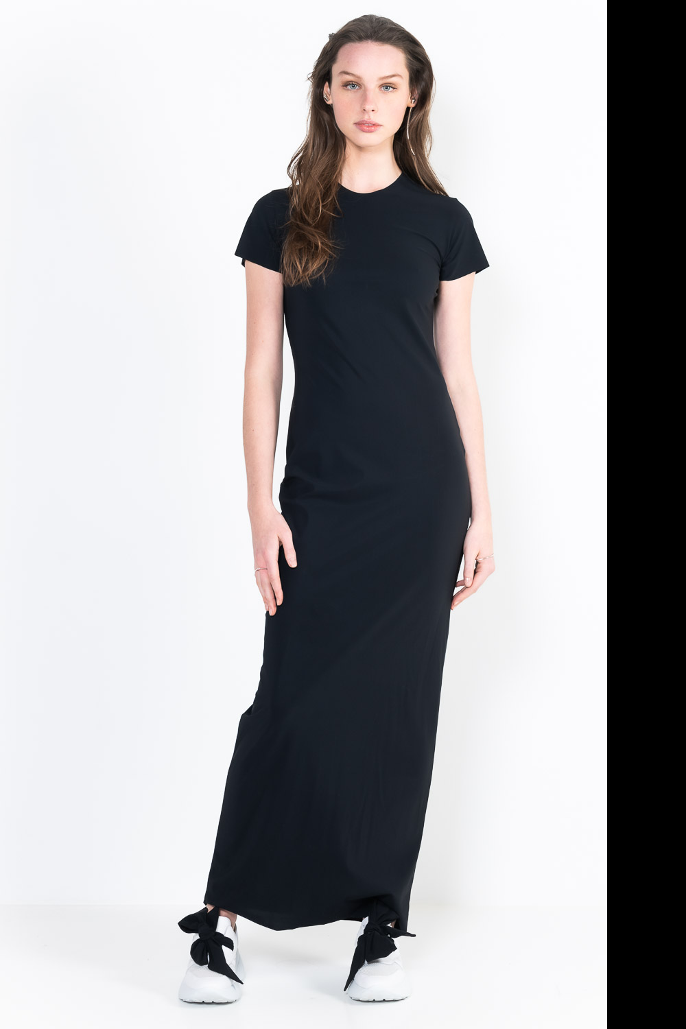 L8Ter Dress crew neck short sleeves long