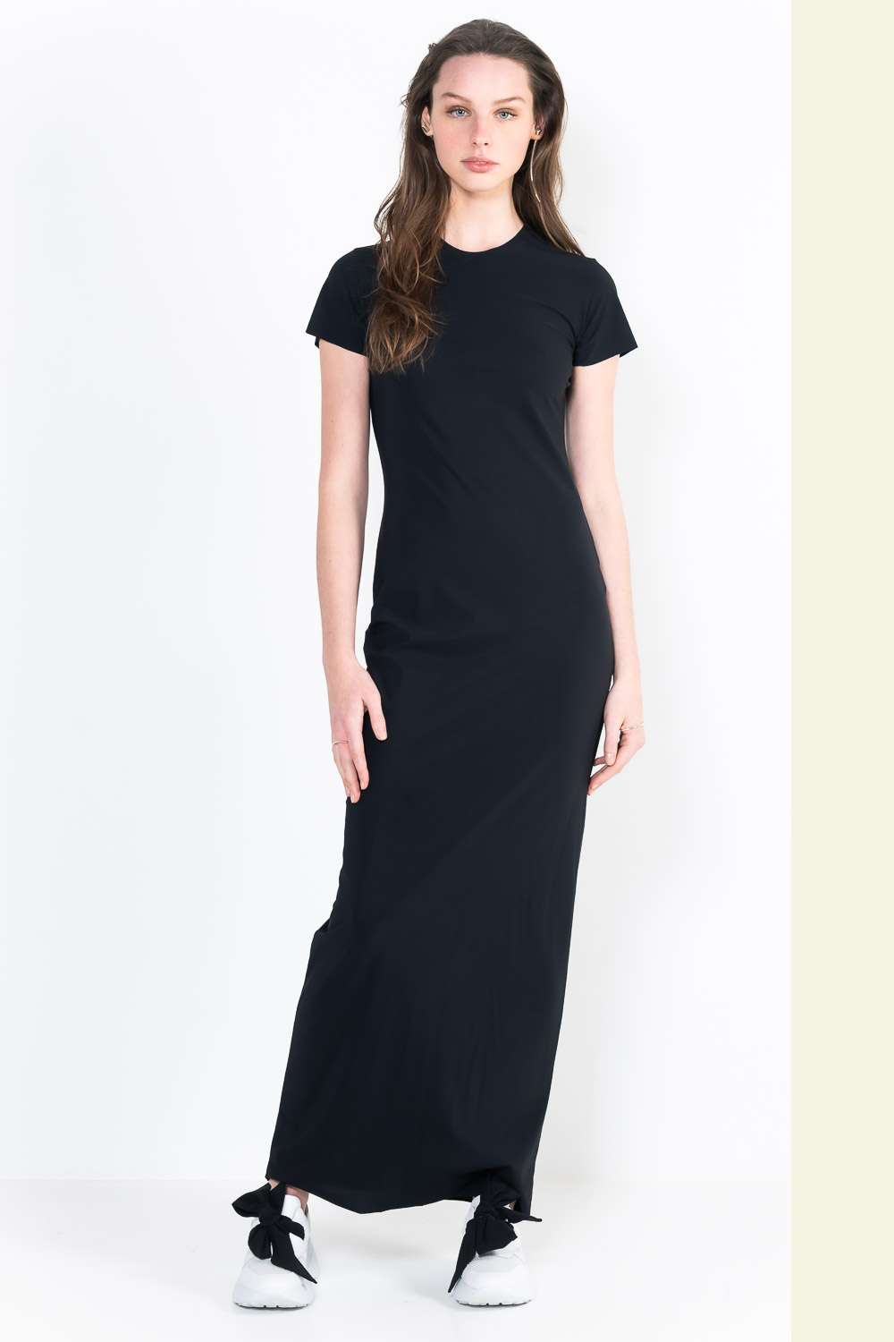 L8Ter Dress crew neck short sleeves long
