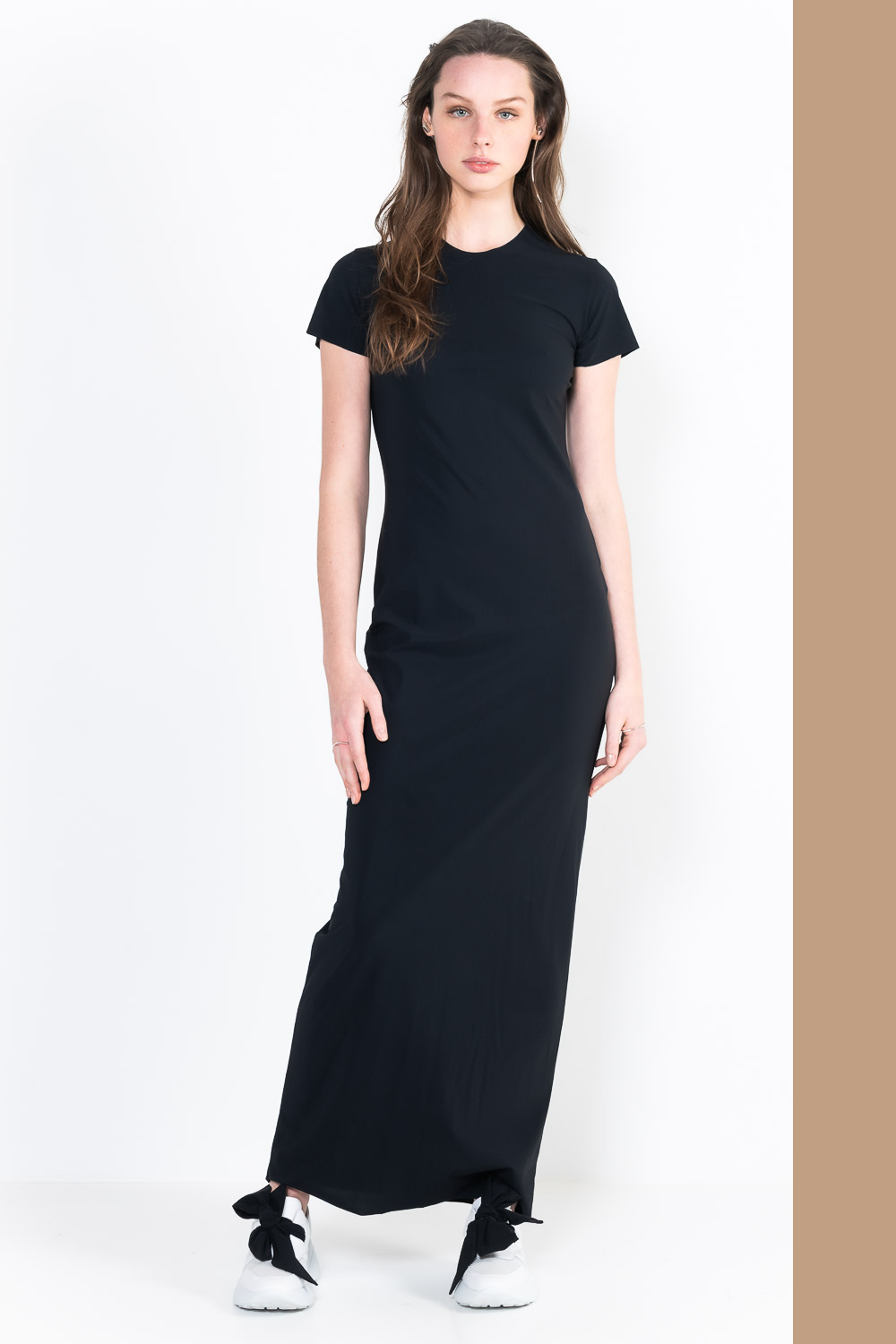 L8Ter Dress crew neck short sleeves long