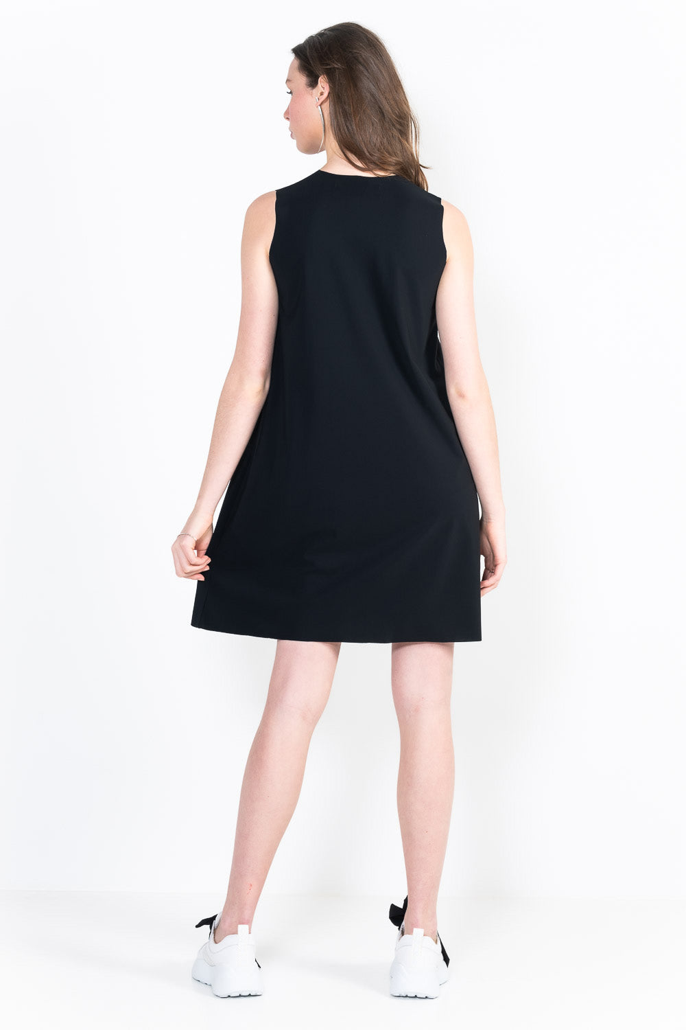 L91 Short sleeveless trumpet dress