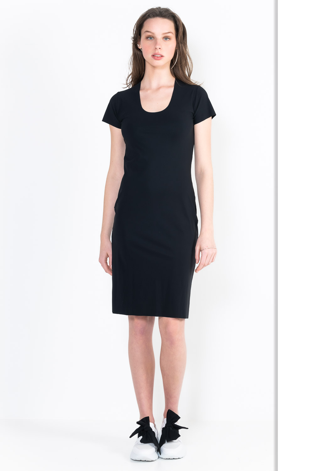 L9Bis short sleeve U-neck dress