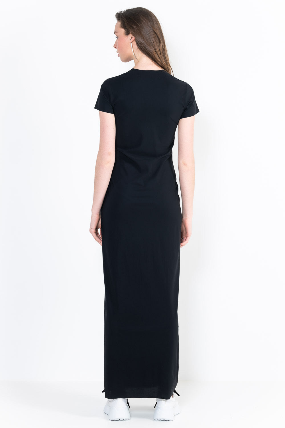 L9Ter U-neck dress short sleeves long